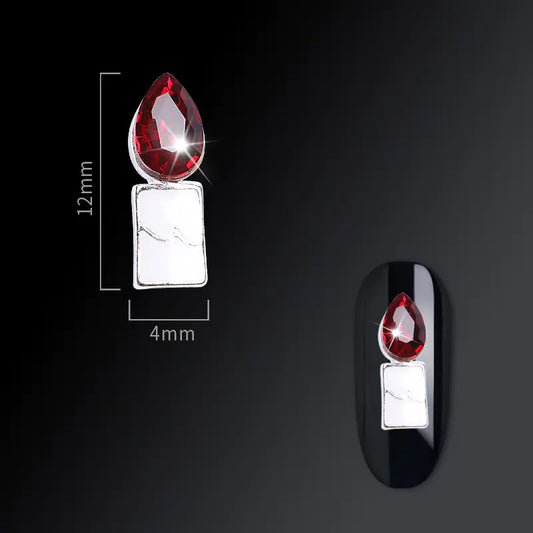 Goya Christmas Nail Art Accessories with Snowflake Design