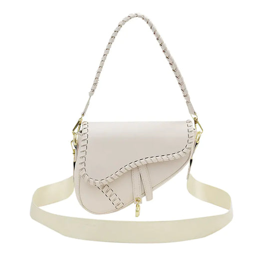Women's High-Grade Texture Saddle Messenger Bag