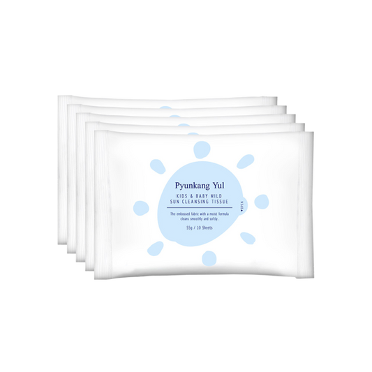[PyunkangYul] Kids & Baby Mild Sun Cleansing Tissue 10ea*5