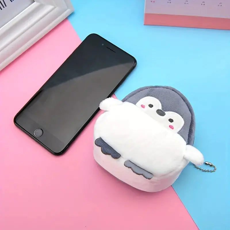 Cute Penguin Coin Purse and Lipstick Bag