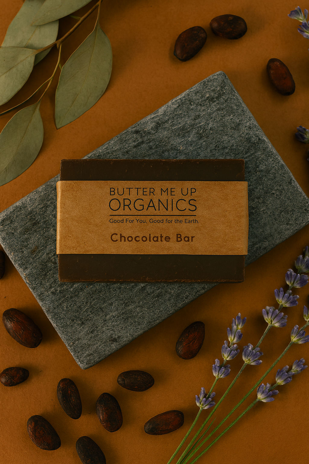 Chocolate All Over Bar / Organic Shampoo Bar /