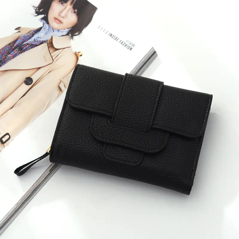 Fashionable Ladies Wallet with Lychee Pattern Design