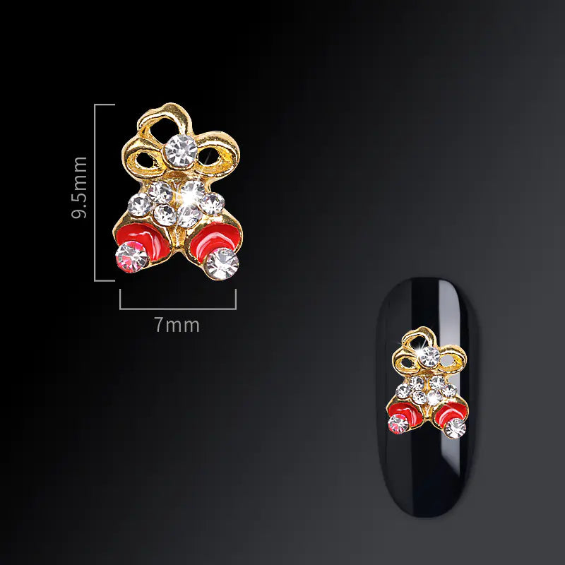 Goya Christmas Nail Art Accessories with Snowflake Design
