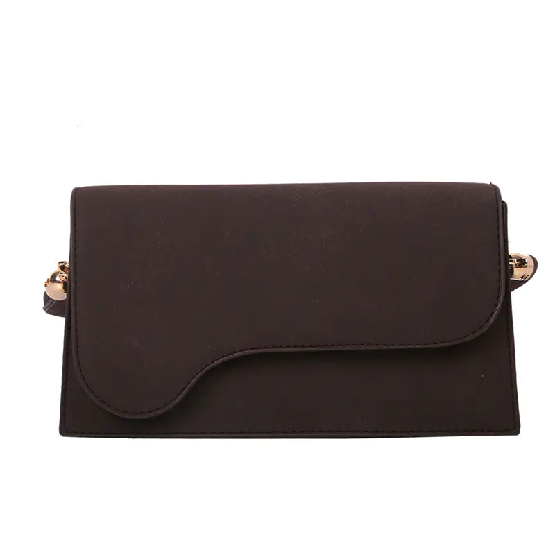 Trendy Retro Frosted Baguette Underarm Bag for All Seasons