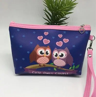 Simple Wallet Handbag, Owl Clutch, Easy Makeup Bag